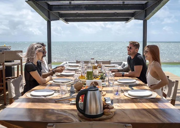 Beachfront Luxury With Pool With Private Cooker & Staff Villa *